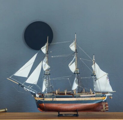 Scale wooden model 1/75 HMS Erebus OcCre 12009 детальное изображение Корабли Модели из дерева