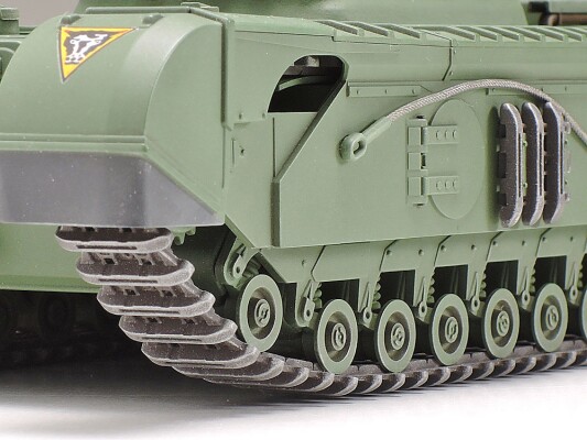 Збірна модель 1/48 Британський танк  Churchill Mk.VII - Crocodile Tamiya 32594 детальное изображение Бронетехника 1/48 Бронетехника