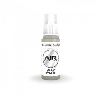 Акриловая краска Light Gull Grey / Светло-серый (FS16440) AIR АК-интерактив AK11866 детальное изображение AIR Series AK 3rd Generation