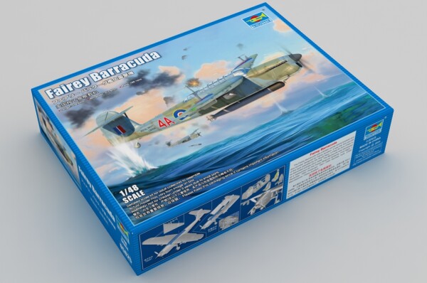 Збірна модель 1/48 Британський палубний літак Fairey Barracuda Trumpeter 05825 детальное изображение Самолеты 1/48 Самолеты
