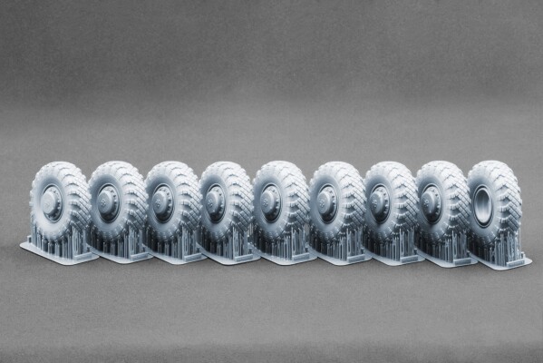 Набір коліс для KZKT-7428 V-202 від Trumpeter ScaleX WM-35030 детальное изображение Колёса Афтермаркет