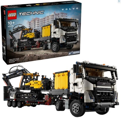 Конструктор LEGO Вантажівка Volvo FMX та Електричний екскаватор EC230 42175 детальное изображение Technic Lego