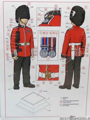 British Royal Guard Grenadier детальное изображение Фигуры 1/16 Фигуры