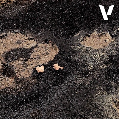 Імітація &quot;Текстура Чорна лава-асфальт&quot; (200 мл) (Black Lava-Asphalt) Vallejo 26214 детальное изображение Материалы для создания Диорамы