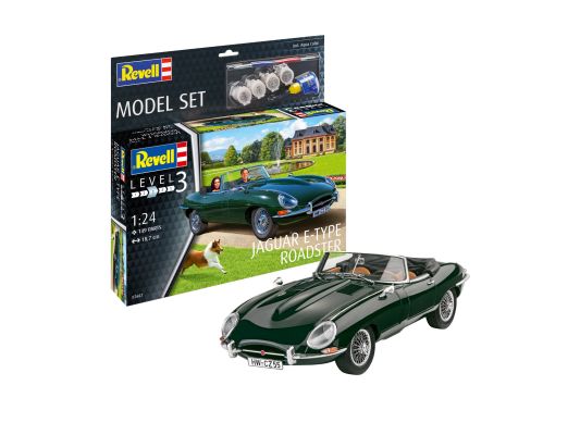 Model Set Jaguar E-Type Roadster детальное изображение Автомобили 1/24 Автомобили