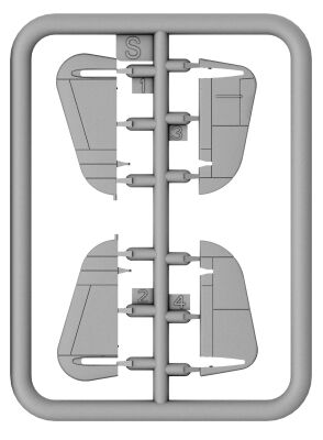 Збірна модель польського середнього бомбардувальника PZL. 37 B I Łoś детальное изображение Самолеты 1/72 Самолеты