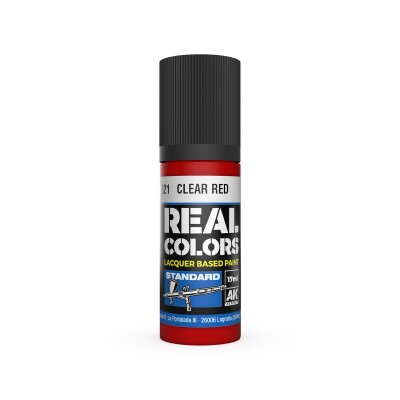 Alcohol-based acrylic paint Clear Red AK-interactive RC821 детальное изображение Real Colors Краски