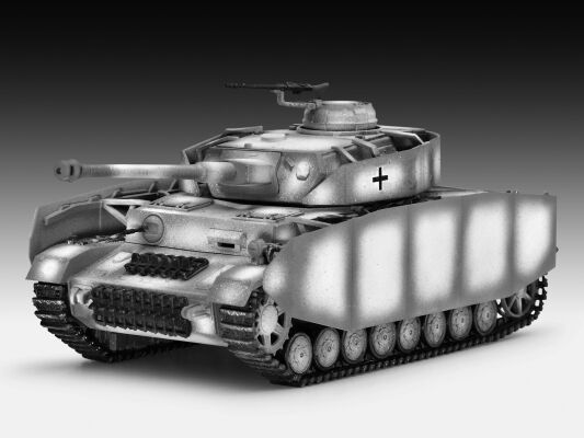 Німецький танк PzKpfw. IV Ausf. H детальное изображение Бронетехника 1/72 Бронетехника