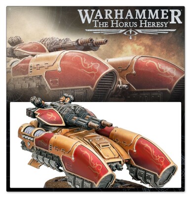 Ігровий набір Warhammer 40000 – HORUS HERESY: LEGIO CUSTODES – CALADIUS GRAV-TANK ANNIHILATOR детальное изображение Ересь Хоруса WARHAMMER 40,000