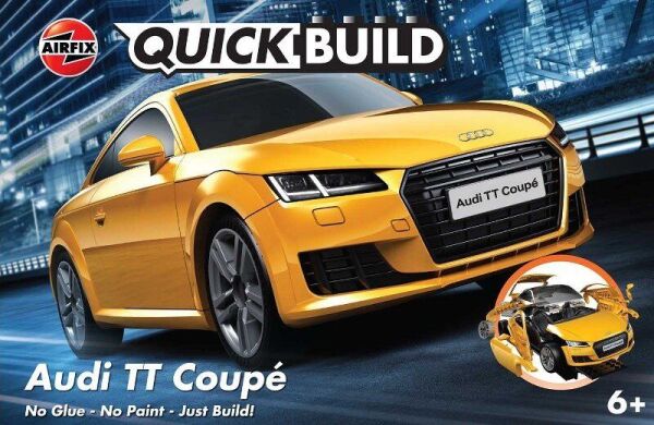 Збірна модель конструктор суперкар Audi TT Coupe QUICKBUILD Airfix J6034 детальное изображение Автомобили Конструкторы