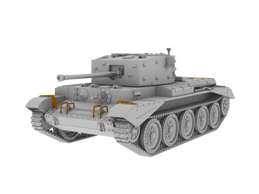 Збірна модель британського танка Cromwell Mk.IV (корпус типу C) детальное изображение Бронетехника 1/72 Бронетехника