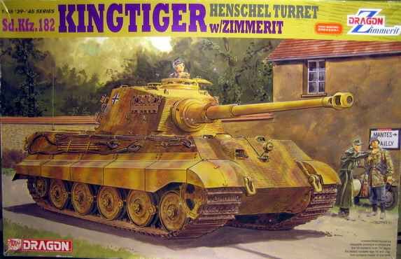 Kingtiger Henschel Turret w/Zimmerit детальное изображение Бронетехника 1/35 Бронетехника