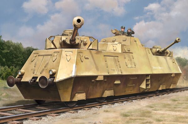 Збірна модель Panzerjager-Triebwagen 51 детальное изображение Железная дорога 1/72 Железная дорога