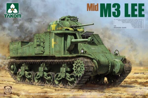Medium Tank M3 Lee (Mid) детальное изображение Бронетехника 1/35 Бронетехника