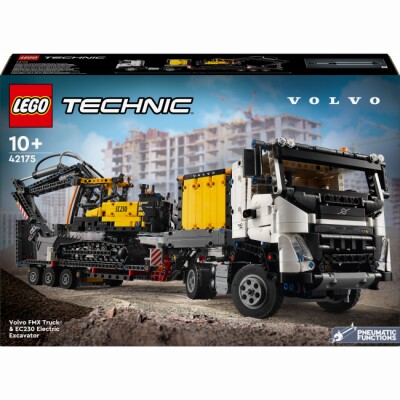 Конструктор LEGO Вантажівка Volvo FMX та Електричний екскаватор EC230 42175 детальное изображение Technic Lego