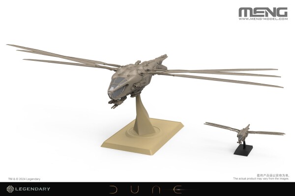 Scale model 1/72 Dune Harkonnen Ornithopter Meng DS-009 детальное изображение Фантастика Космос