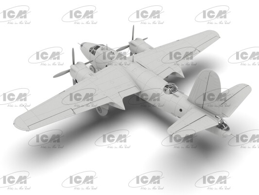 Збірна модель 1/48 Американський/французький бомбардувальник B-26G Marauder ICM 48323 детальное изображение Самолеты 1/48 Самолеты