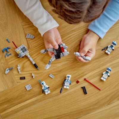 Конструктор LEGO Star Wars Боевой отряд бойцов-клонов 501-го легиона 75345 детальное изображение Star Wars Lego