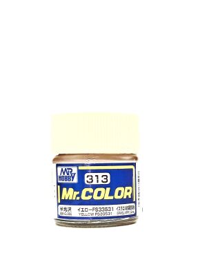 Yellow FS33531 semigloss, Mr. Color solvent-based paint 10 ml. (FS33531 Жовтий напівматовий) детальное изображение Нитрокраски Краски