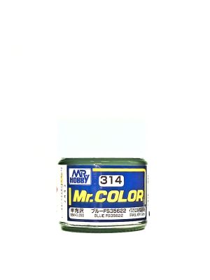 Blue FS35622 semigloss, Mr. Color solvent-based paint 10 ml. (FS35622 Голубой полуматовый) детальное изображение Нитрокраски Краски