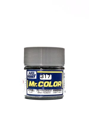 Gray FS36231 flat, Mr. Color solvent-based paint 10 ml / Сірий матовий детальное изображение Нитрокраски Краски