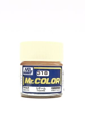 Radome semigloss, Mr. Color solvent-based paint 10 ml. / Обтекатель полуглянцевый детальное изображение Нитрокраски Краски