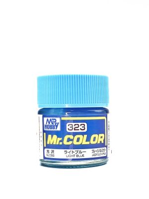 Light Blue gloss, Mr. Color solvent-based paint 10 ml / Светло-синий глянцевый детальное изображение Нитрокраски Краски