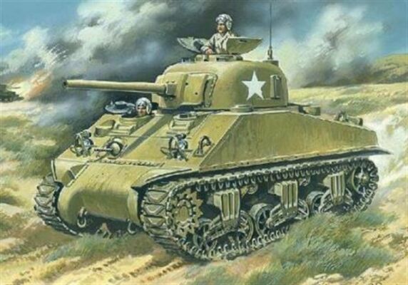 Medium tank M4(early) Sherman детальное изображение Бронетехника 1/72 Бронетехника