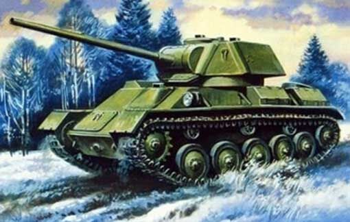 Soviet light tank T-80 with gun VT-43 детальное изображение Бронетехника 1/72 Бронетехника