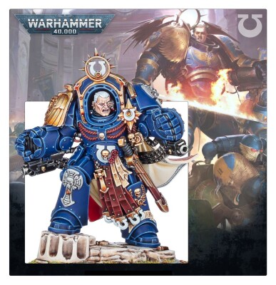 Ігровий набір Warhammer 40000 - ULTRAMARINES - MARNEUS CALGAR IN ARMOUR OF ANTILOCHUS детальное изображение Ультрамарины Космические Десантники