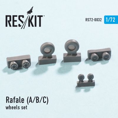 Rafale (A/B/C) wheels set (1/72) детальное изображение Смоляные колёса Афтермаркет