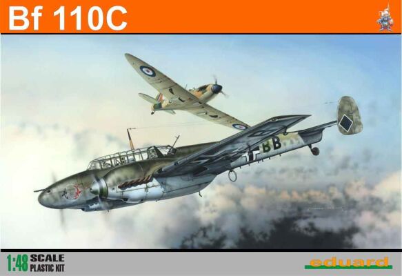 Bf 110C 1/48 детальное изображение Самолеты 1/48 Самолеты