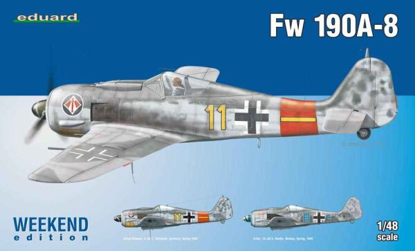 Fw 190A-8 1/48 детальное изображение Самолеты 1/48 Самолеты