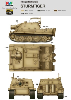 Збірна модель 1/35 САУ Sturmtigr RM 61 L/5.4 38 cm з повним інтер'єром RFM RM-5012 детальное изображение Бронетехника 1/35 Бронетехника