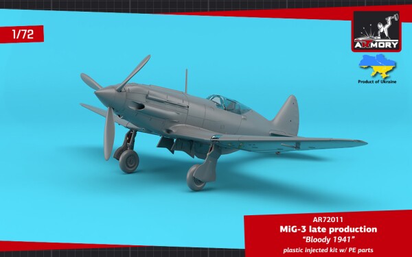 Сборная модель 1/72 Истребитель МиГ-3 поздний – «Кровавый 1941» Armory Models Group 72011 детальное изображение Самолеты 1/72 Самолеты