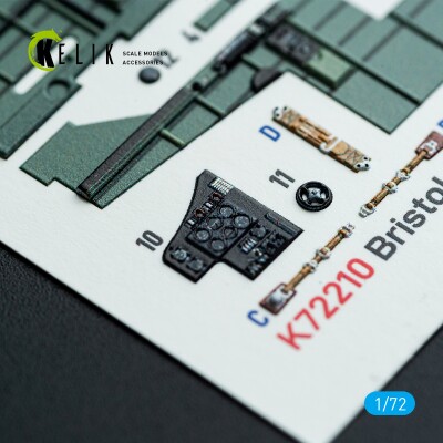 Bristol Blenheim Mk.IV 3D декаль інтер'єр для комплекту Airfix 1/72 KELIK K72210 детальное изображение 3D Декали Афтермаркет