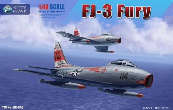 Scale model 1/48 Airplane FJ-3 &quot;Fury&quot; Zimi 80156 детальное изображение Самолеты 1/48 Самолеты