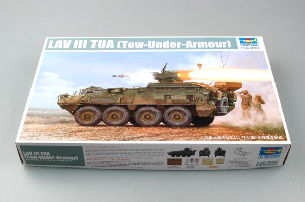 Збірна модель 1/35 БМП LAV III TUA (Tow-Under-Armour) Trumpeter 01558 детальное изображение Бронетехника 1/35 Бронетехника