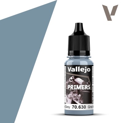 Грунт Стальной Серый / Primer Steel Grey Vallejo VAL 70630 детальное изображение Грунтовки Модельная химия