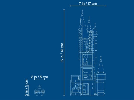 LEGO Harry Potter Hogwarts Astronomy Tower 75969 детальное изображение Harry Potter Lego