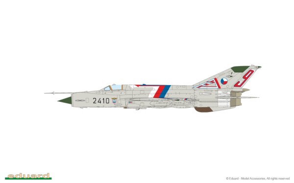 Scale model 1/72 Fighter MiG-21 MF Eduard 7469 детальное изображение Самолеты 1/72 Самолеты