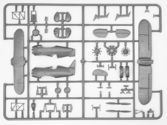 Збірна модель 1/72 Літак І-15 ICM 72062 детальное изображение Самолеты 1/72 Самолеты