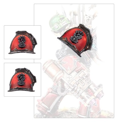 Ігровий набір Warhammer 40000 - CHAOS SPACE MARINES - RED CORSAIRS UPGRADES &amp; TRANSFERS детальное изображение Космический Десант Хаоса Армии Хаоса