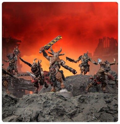 Ігровий набір Warhammer 40000 - CHAOS SPACE MARINES: FELLGOR BEASTMEN детальное изображение Космический Десант Хаоса Армии Хаоса
