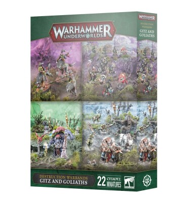 Игровой набор - WARHAMMER UNDERWORLDS: GITZ AND GOLIATHS детальное изображение Warhammer Underworlds WARHAMMER Age of Sigmar