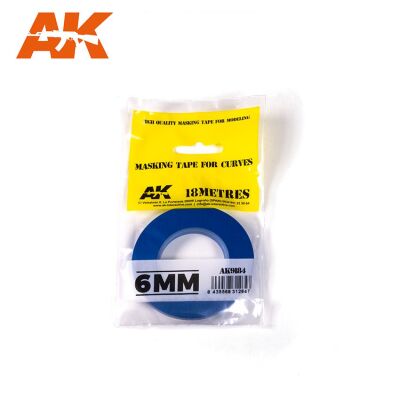 Masking Tape for Curves 6 mm / Гнучка маскувальна стрічка 6 мм детальное изображение Маскировочные ленты Инструменты