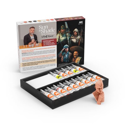 Набір акрилових фарб Колекція відтінків «Сонце та тінь» AK-Interactive AK11787 детальное изображение Наборы красок Краски