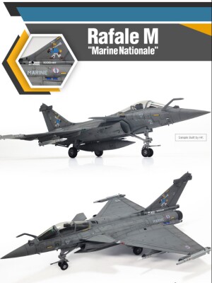 Scale model 1/48 Dassault Rafale M (French Navy) Academy 12368 детальное изображение Самолеты 1/48 Самолеты
