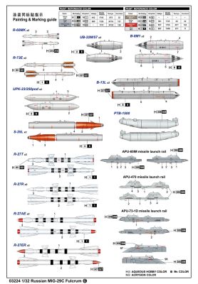 Збірна модель 1/32 Винищувач МіГ-29С «Опора» Trumpeter 03224 детальное изображение Самолеты 1/32 Самолеты