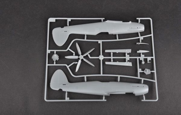 Scale model 1/48 Supermarine Spiteful F.MK.14 Fighter Trumpeter 02850 детальное изображение Самолеты 1/48 Самолеты